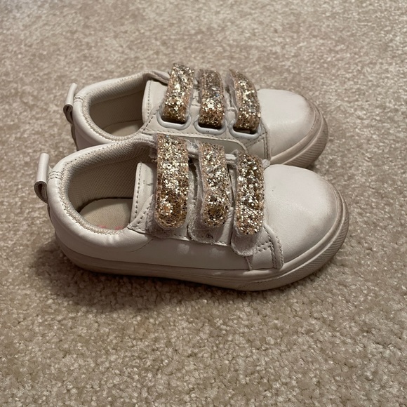 Gold sparkle strap shoes - Picture 2 of 8